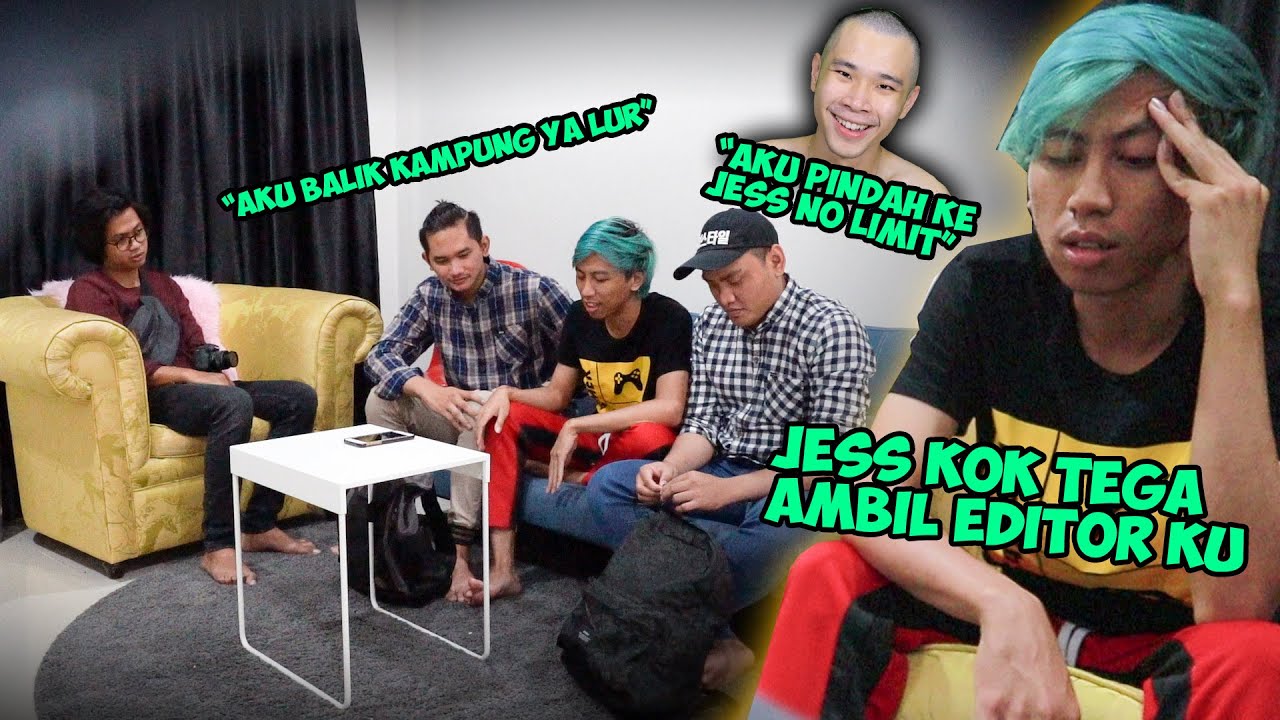 PRANK EDITOR dan ASISTEN Pindah ke Jess No Limit. Patrick Stress Parah !