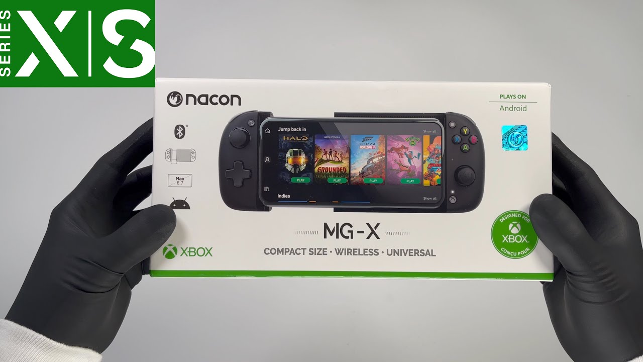 New Nacon MG-X Portable Gaming Controller - Unboxing + Gameplay