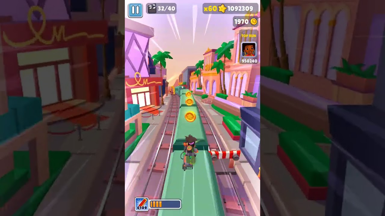 Hollywood gameplay #2 - Subway Surfers