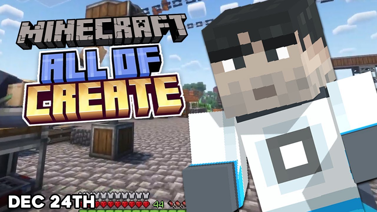 Christmas Eve Session of Minecraft All of Create HARDCORE!