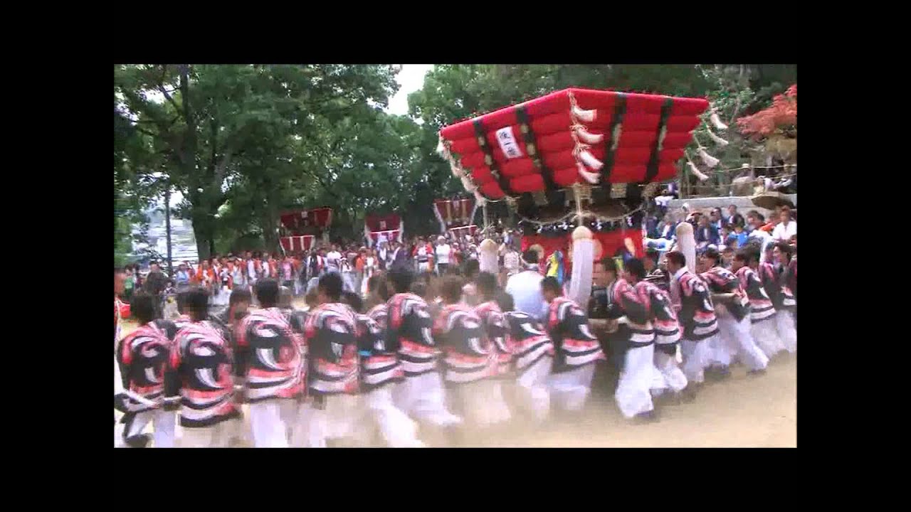 2014年　香川県高松市牟礼町　白羽神社秋祭り　宮ノ下太鼓台