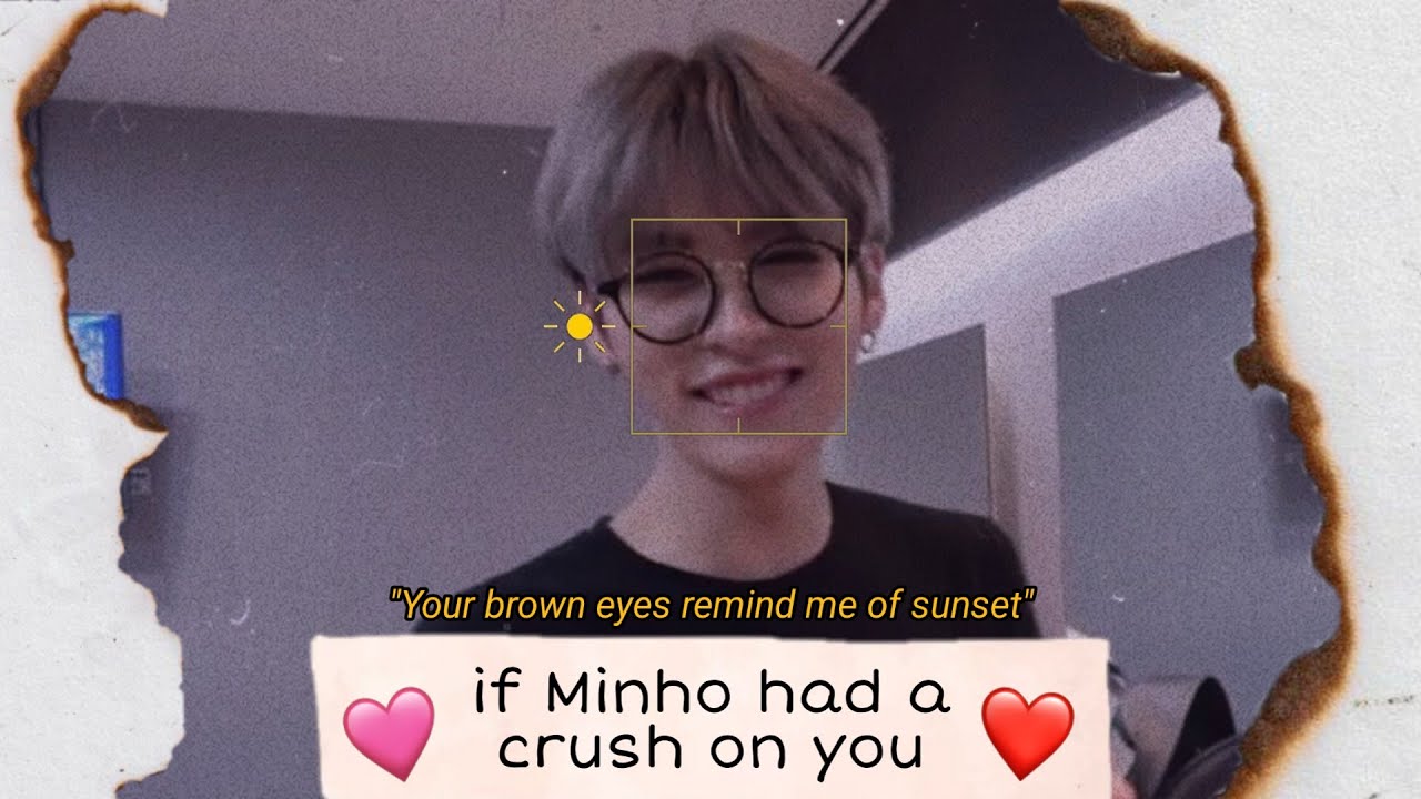 Imagine Minho/Lee Know had a crush on you [+confession]
