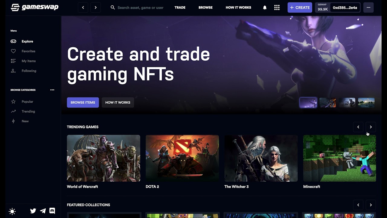 Gameswap Preview - NFT Minting