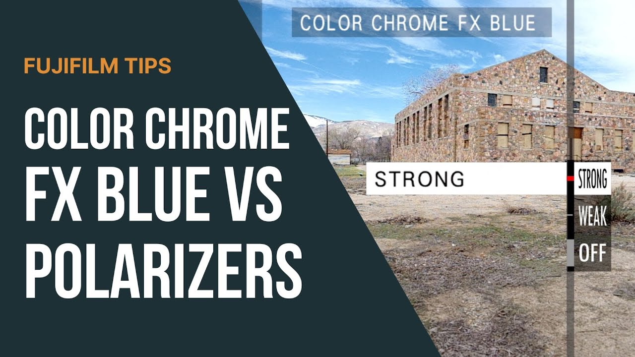 Fujifilm's Color Chrome FX Blue as a Polarizing Filter Alternative