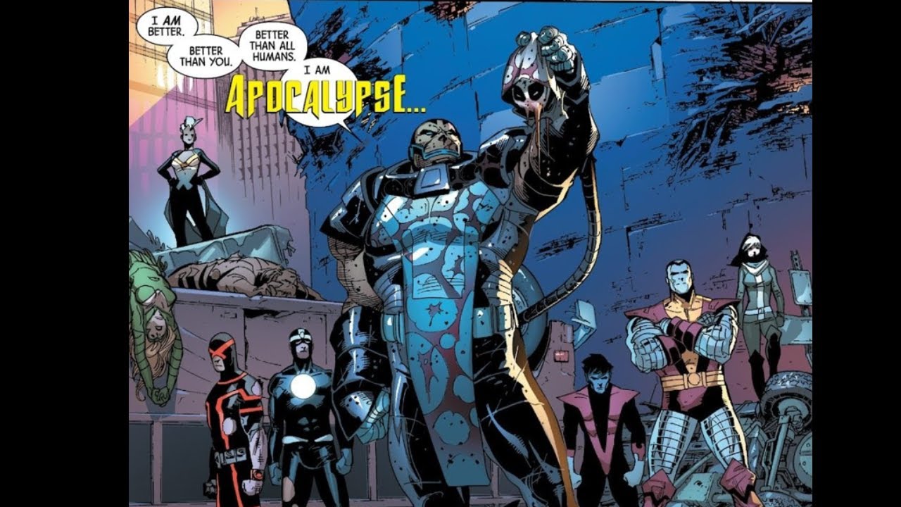 Apocalypse and the X-men defeat the avengers.