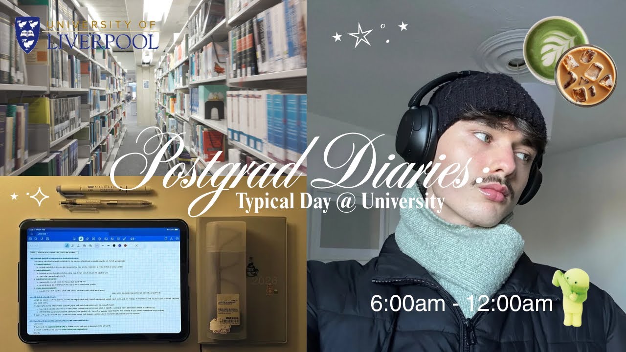 study vlog 📂 | 24 hrs with a postgraduate law student (chill, chatty, productive)