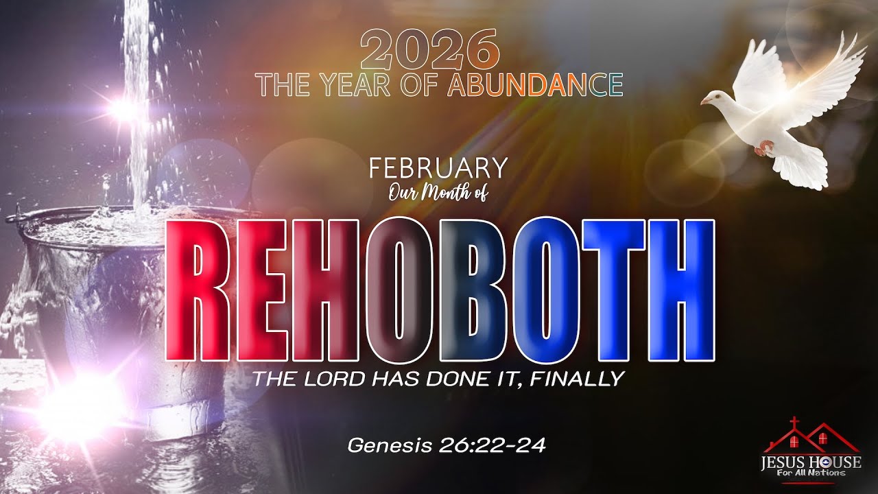 Thanksgiving Sunday Second Service | February 01, 2026 | Rehoboth, The Lord has done it, Finally