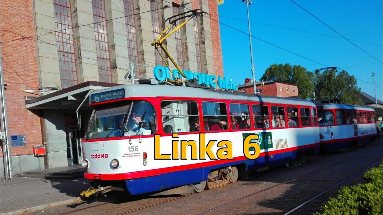 Linka 6 Nová Ulice - Fibichova přes centrum - DPMO - Olomoucká Šalinka
