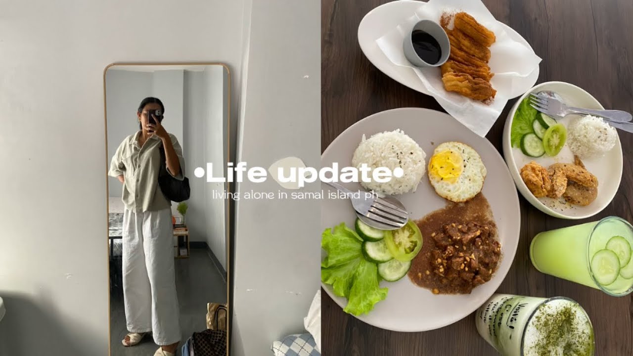 Living alone in Samal Island 🌴⛅️ | Church Day + Brunch at Kopika & Night skincare (JIKOAI) 🌞
