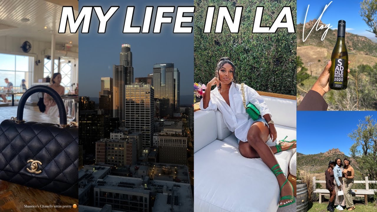 MY LIFE IN LA VLOG | Exciting News, Gender Reveal, Malibu Wine Tour, My First Chanel Bag!!