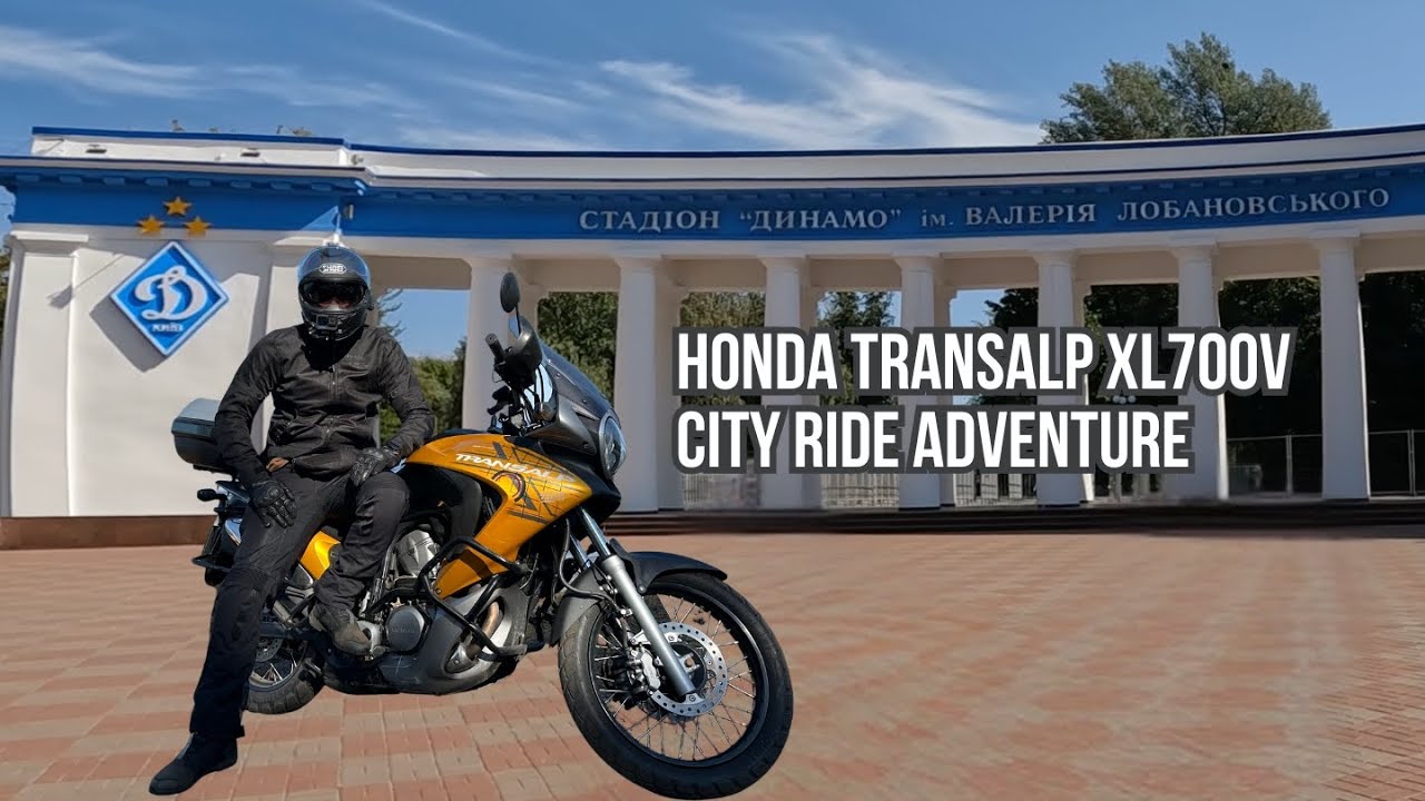 Honda Transalp XL700V 🏍️ — City Ride Adventure