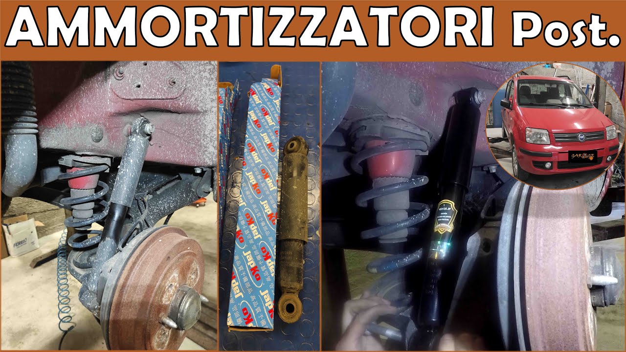 Il proprietario ormai è diventato Meccanico😂 - SOSTITUZIONE AMMORTIZZATORI POSTERIORI Fiat Panda 169