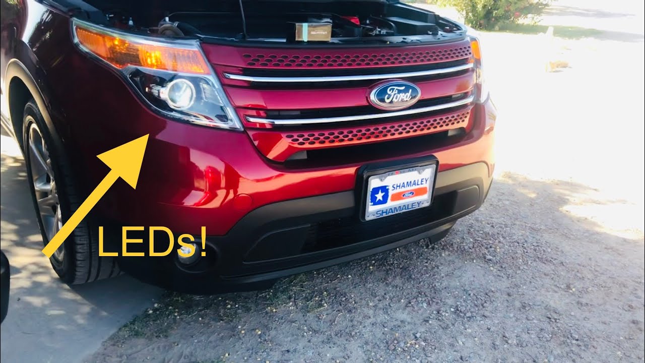 Модернизация фар Ford Explorer до светодиодных фар 2014 года