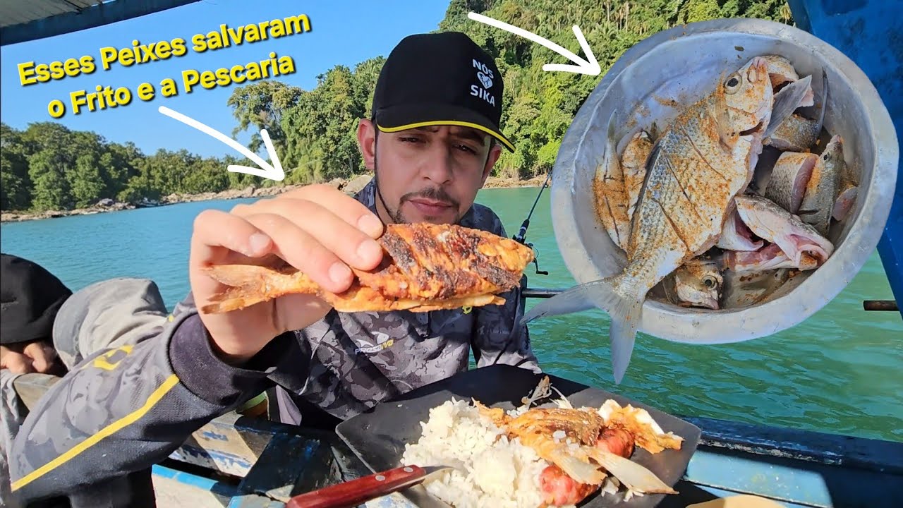 ERA SÓ JOGAR E PUXAR!!! GARANTI UM BOM PEIXE FRITO NO BARCO - PESCARIA NA BOIA - PEREQUE