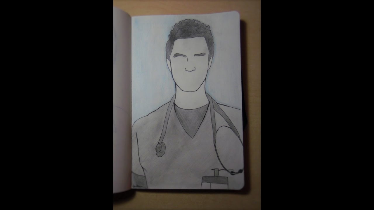 J.D - Scrubs Drawing