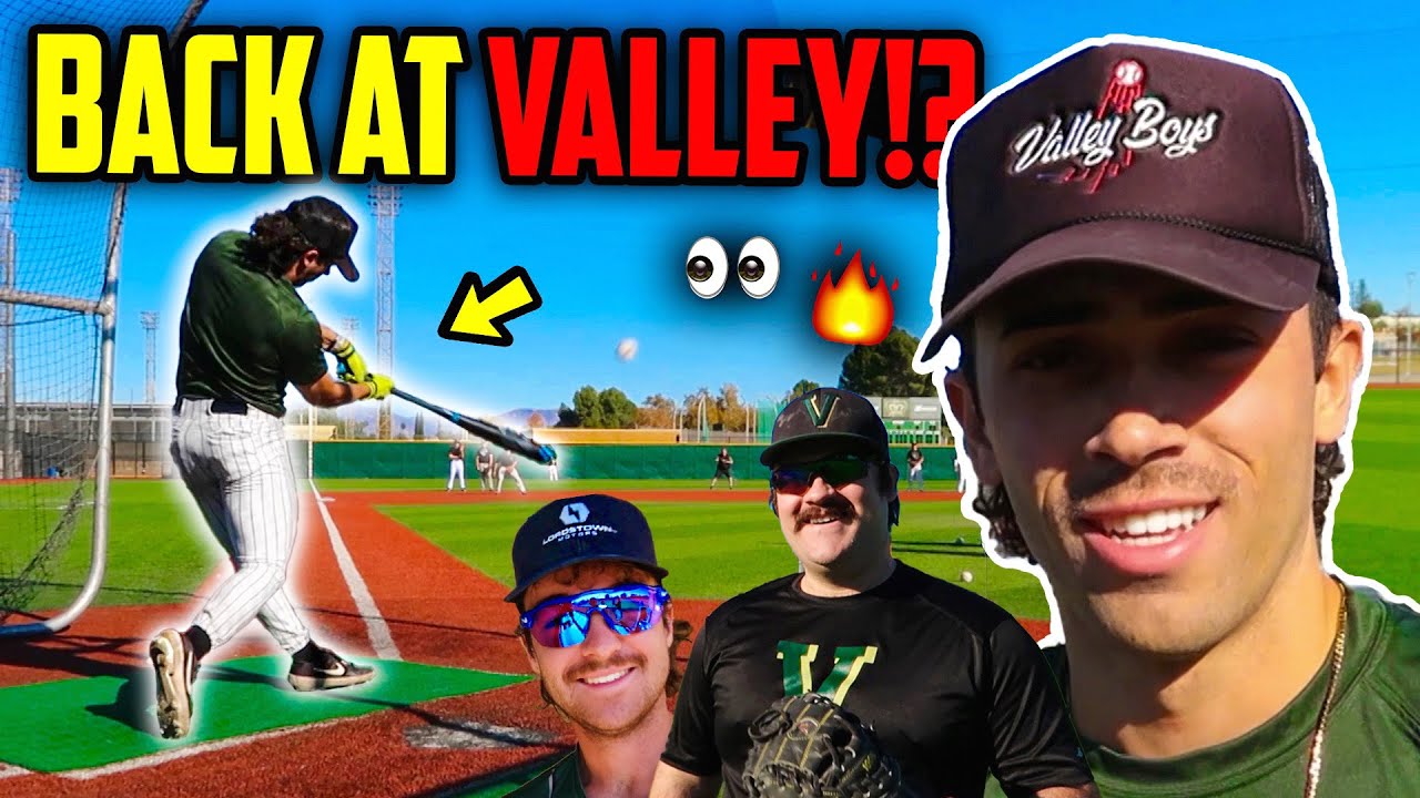 I PLAYED A BASEBALL GAME AT MY OLD COLLEGE!! (LA Valley)
