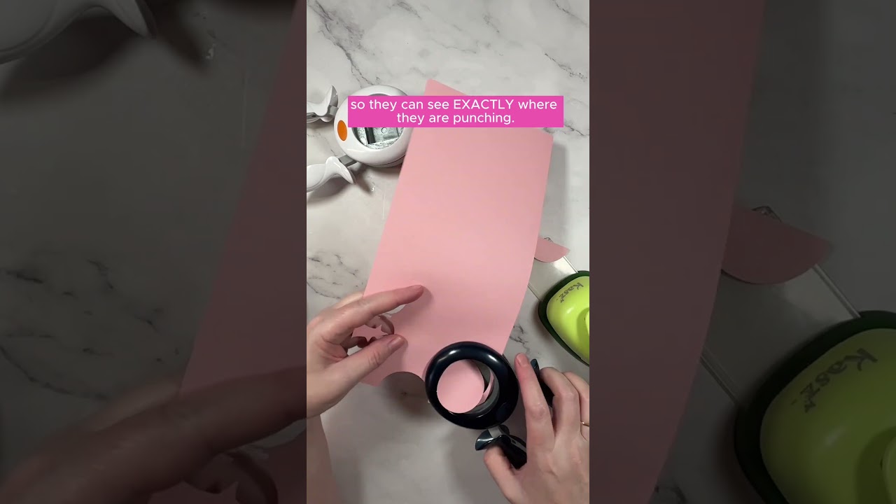 This Craft Punch Hack is a MUST SEE for every paper crafter! #shorts