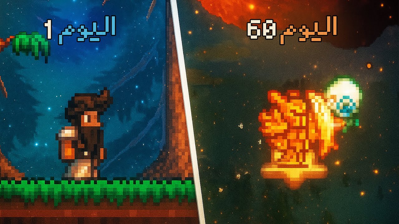 قضيت 60 يوم كاملين في تيراريا اكسبيرت !