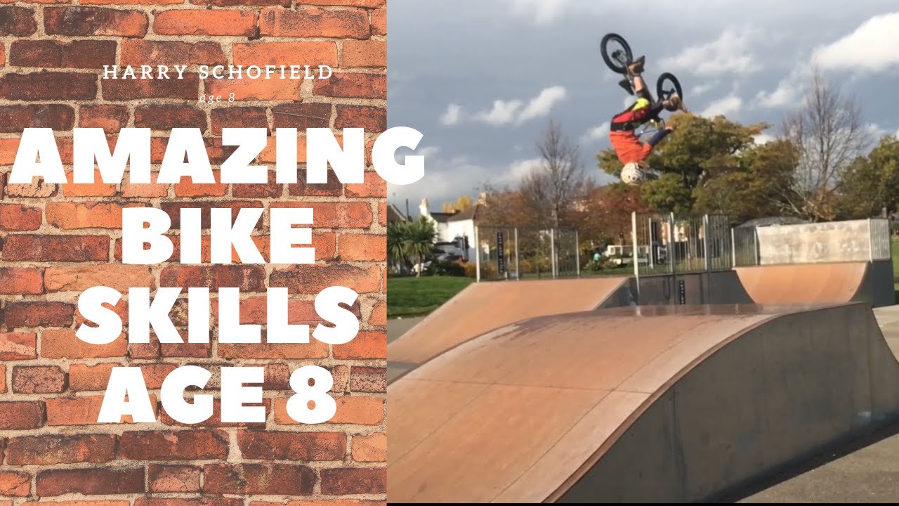 Bike skills Harry Schofield 8yrs old