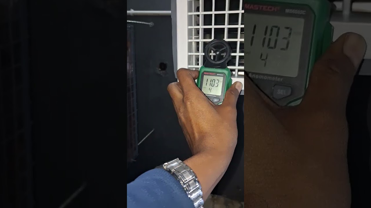 Munirika outlet damper adjustment CFM video 