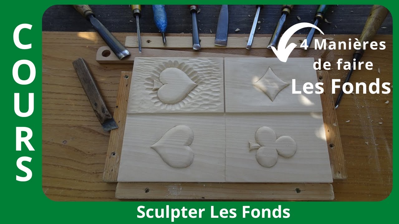 The 4 techniques for bas-relief backgrounds