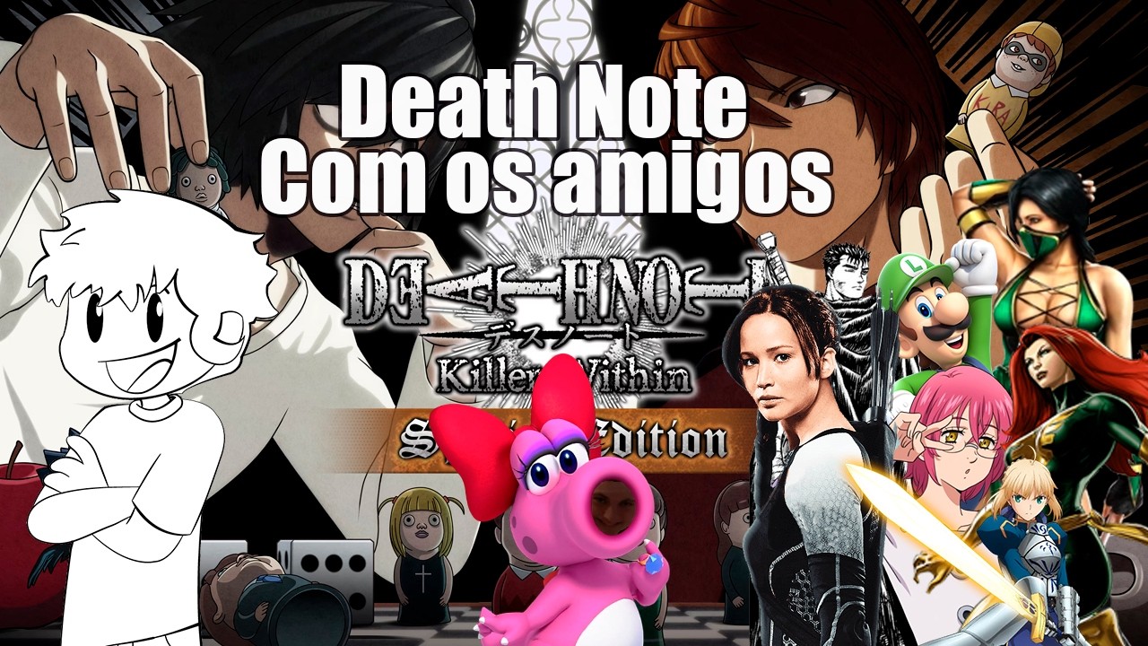 Death Note com os amigos ep 24 - vini vs o eco parte 2