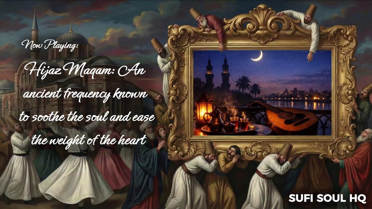 🔴 24/7 Sufi Lo-Fi Radio 🕰️ Morning to Night Maqams & Zikr | Study, Relax, Sleep