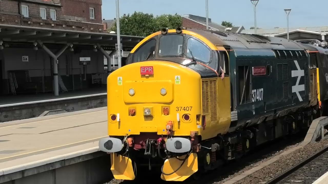 37422, 37407, 37800, 37516 Class 37's - Derby Station on Wed 6th Aug 2025