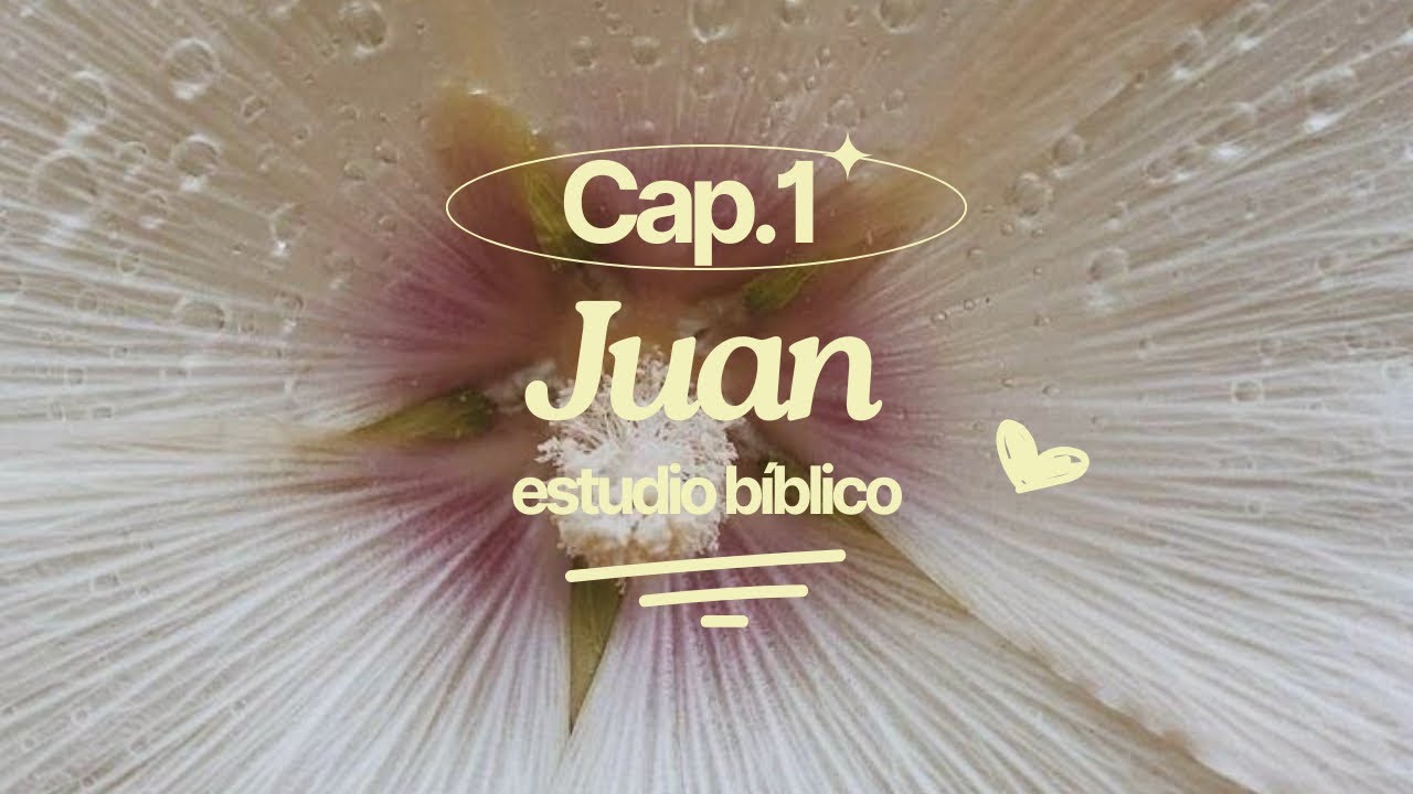 Juan Capítulo 1 - Estudio Bíblico