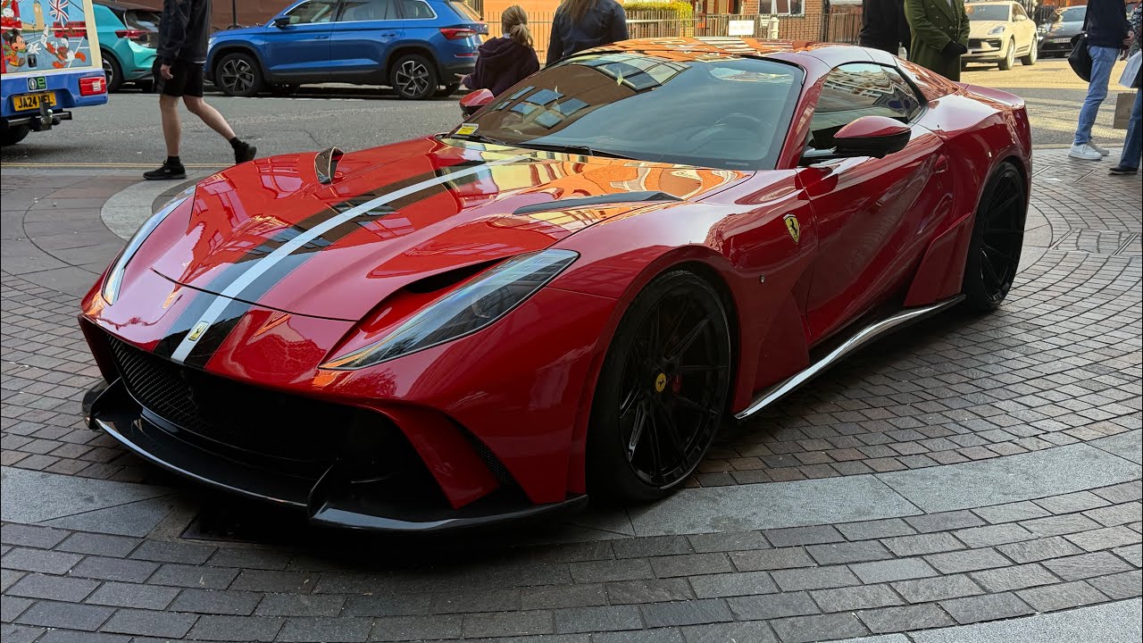 INSANE Ferrari 812 N-Largo, Superfast, Competizione & GTS Roar Through London! 
