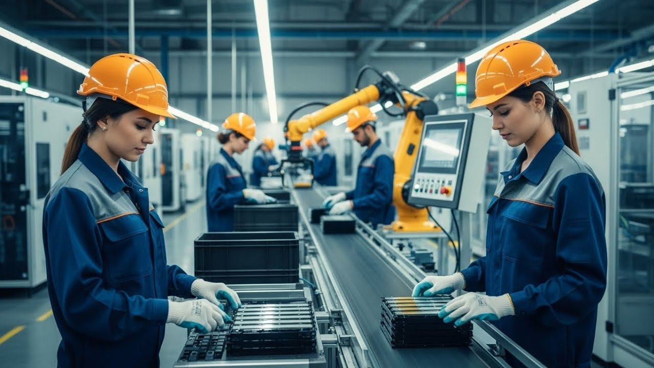 Inside the Battery Manufacturing Plant — How Lithium Cells Power Billion-Dollar Electronics