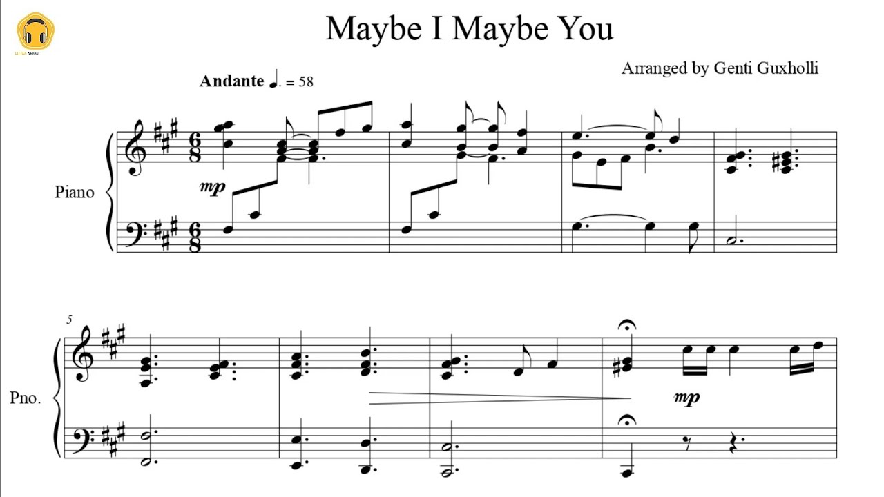 Maybe I Maybe You by Scorpions (Piano Solo/Sheets)