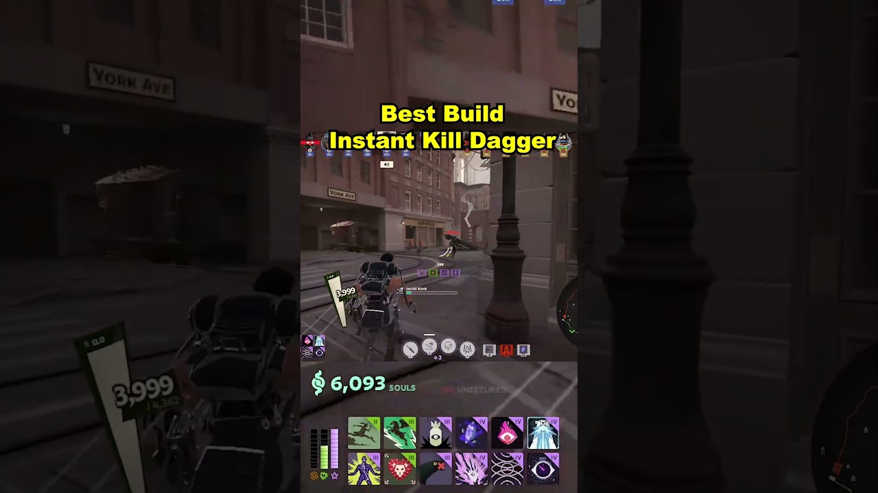 Haze New Build! Instant Kill Dagger - Deadlock #deadlock #deadlockshorts #deadlockclips