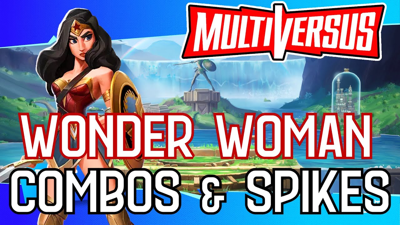 MULTIVERSUS Wonder Woman Montage! Combos, Spikes, Edgeguard and KO Gameplay