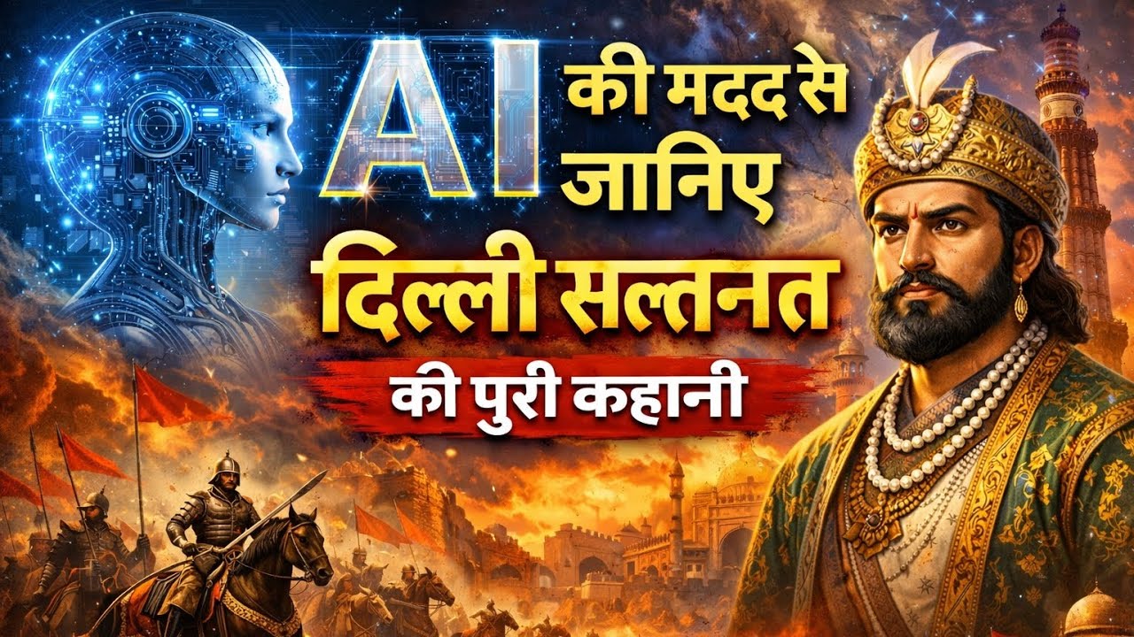 AI की मदद से जानिए दिल्ली सल्तनत की पूरी कहानी | Delhi Sultanate History in Hindi @ShreyashStudyZone