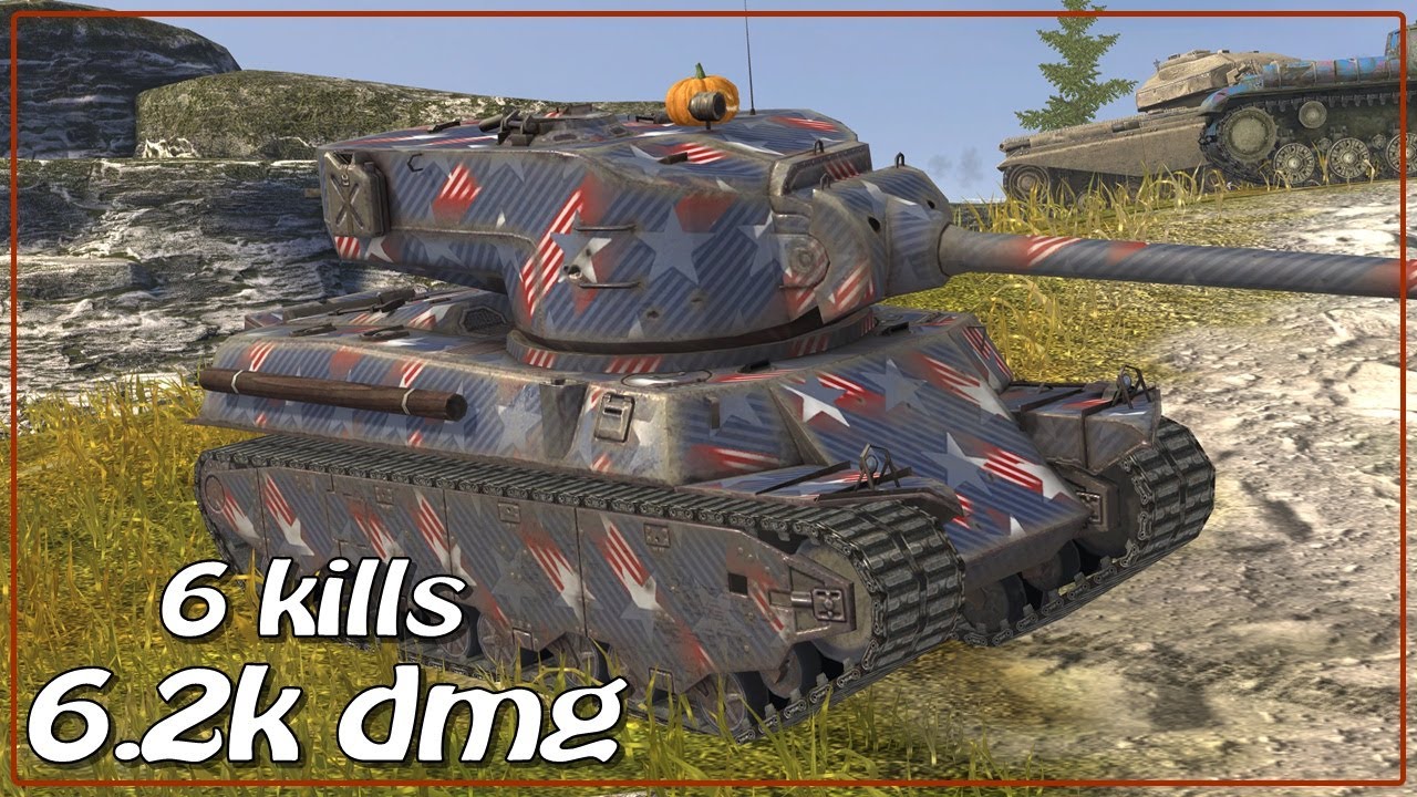M6A2E1 EXP • 6 frags • 6.2k dmg • WoT Blitz