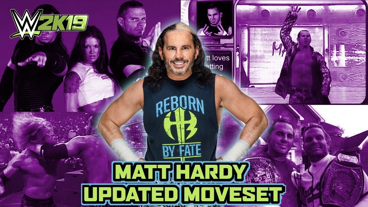 WWE 2K19 Matt Hardy Updated Moveset