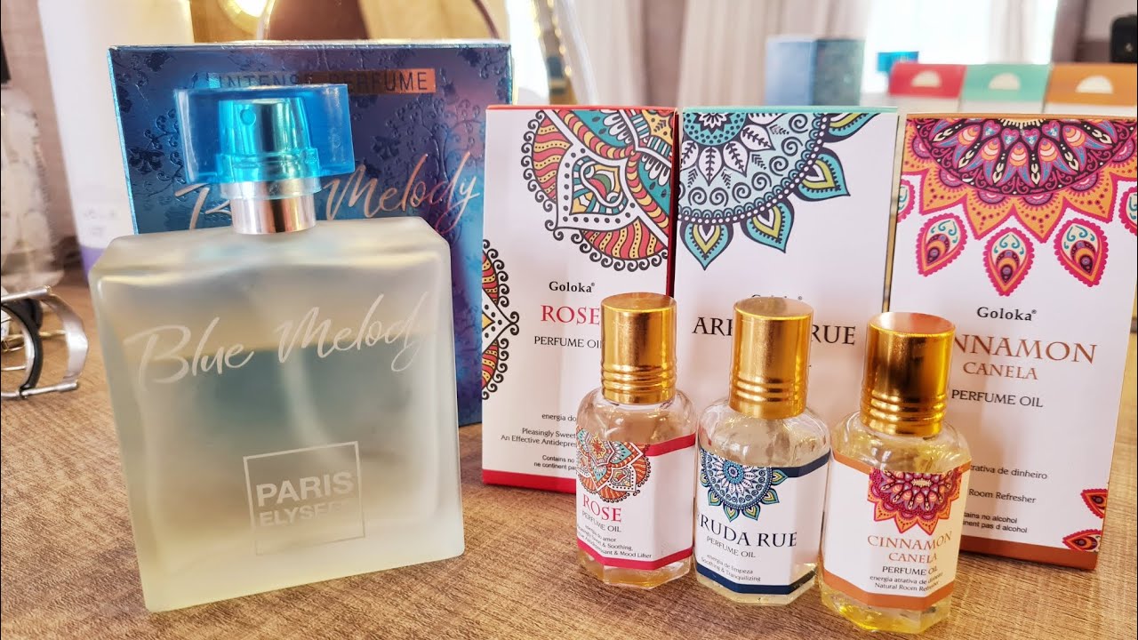 Perfume Oil Goloka e Blue Melody Paris Elysees