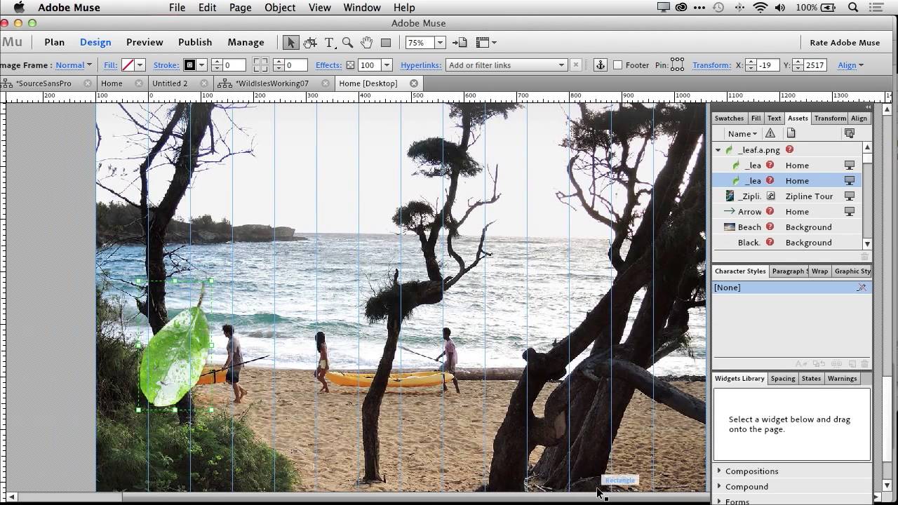 Discover New Parallax Scrolling with Adobe Muse CC