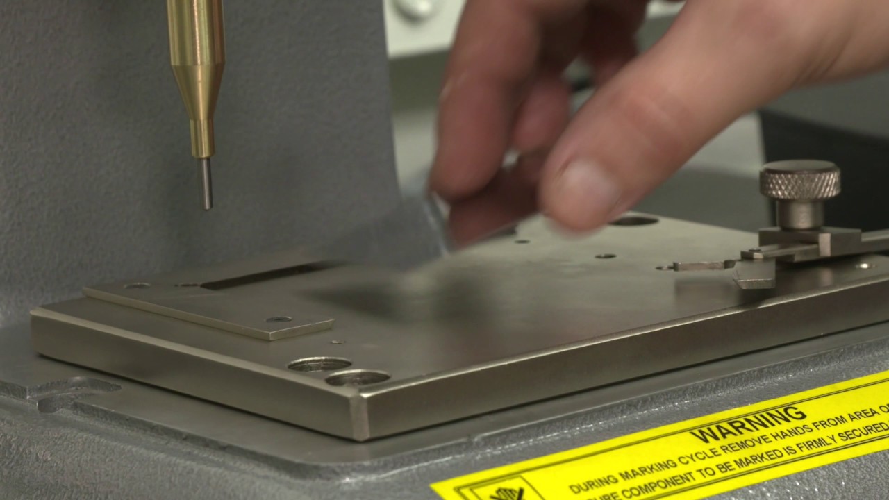 MarkMate bench mounted dot marking quick start guide