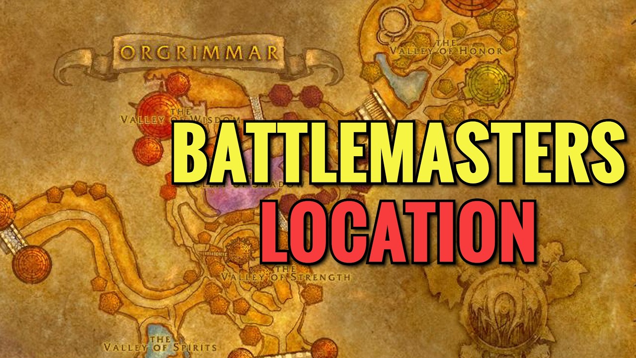 Orgrimmar Battlemasters NPC Location (WoW Classic)