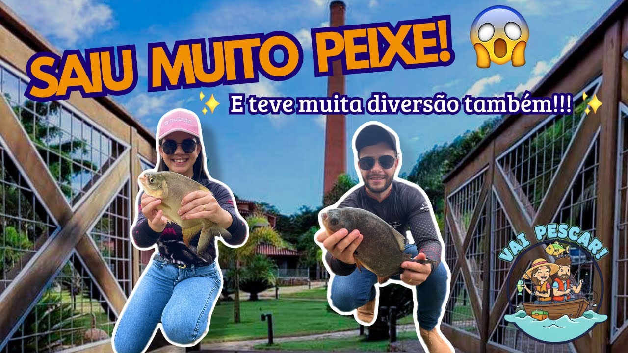 Pescaria no Parque Aquático Bella Torre 😍🎣