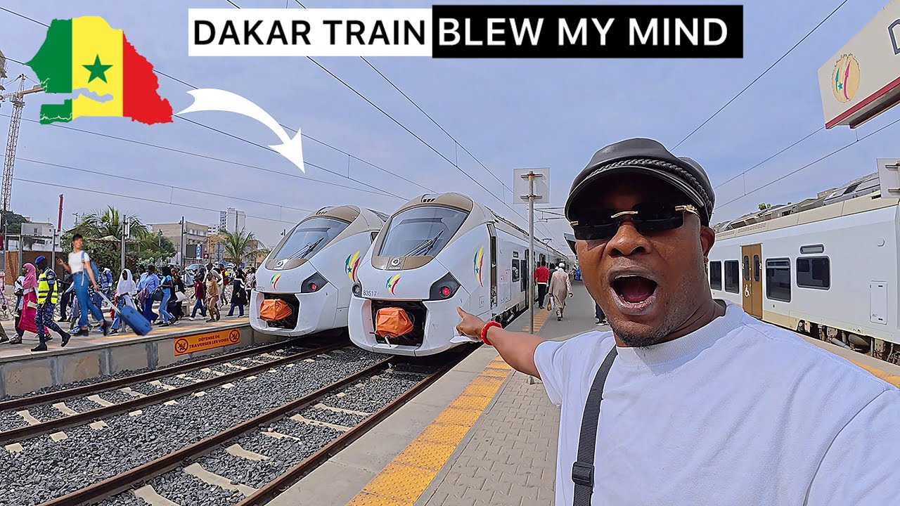 Первая поездка на НОВОМ городском поезде «Дакар»! 🚆✨ 4k