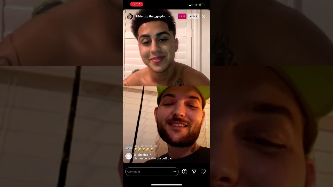 954 enzo argues with Green hat guy again *LIVE*