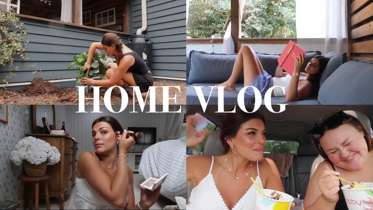 spend a spring weekend with me — long vlog at home