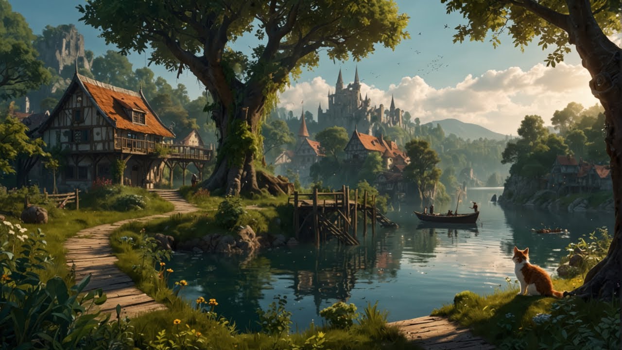 Malownicze podgrodzie - muzyka - medieval music - fantasy