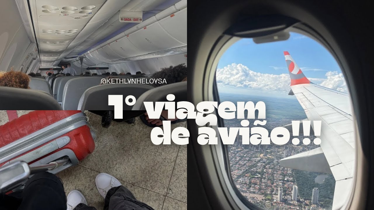 MINHA PRIMEIRA VIAGEM DE AVIÃO | 📍✈️