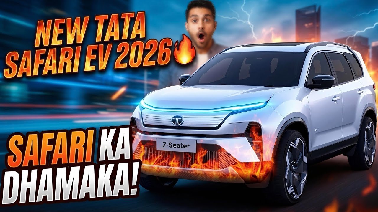Tata Safari EV 2026-New Look,Full Car Details #automobile #viralvideo 