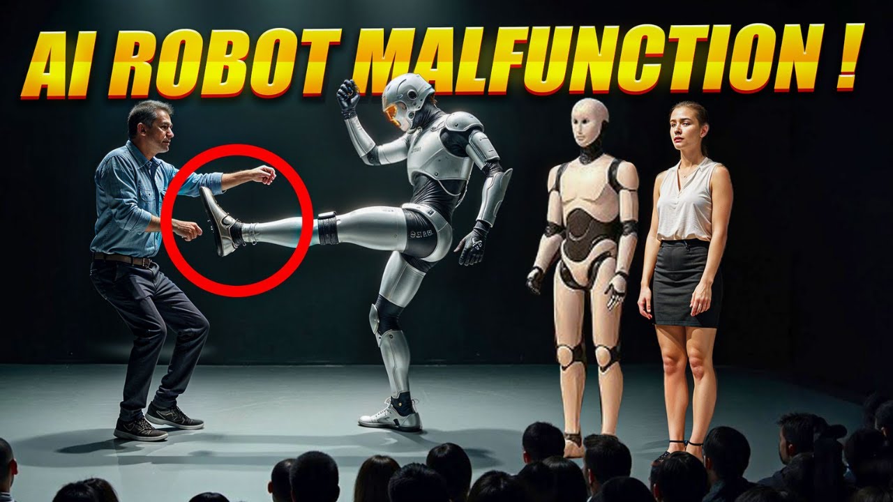 AI Robot Loses Control Mid-Demo&mdash;Engineers ATTACKED on Camera!