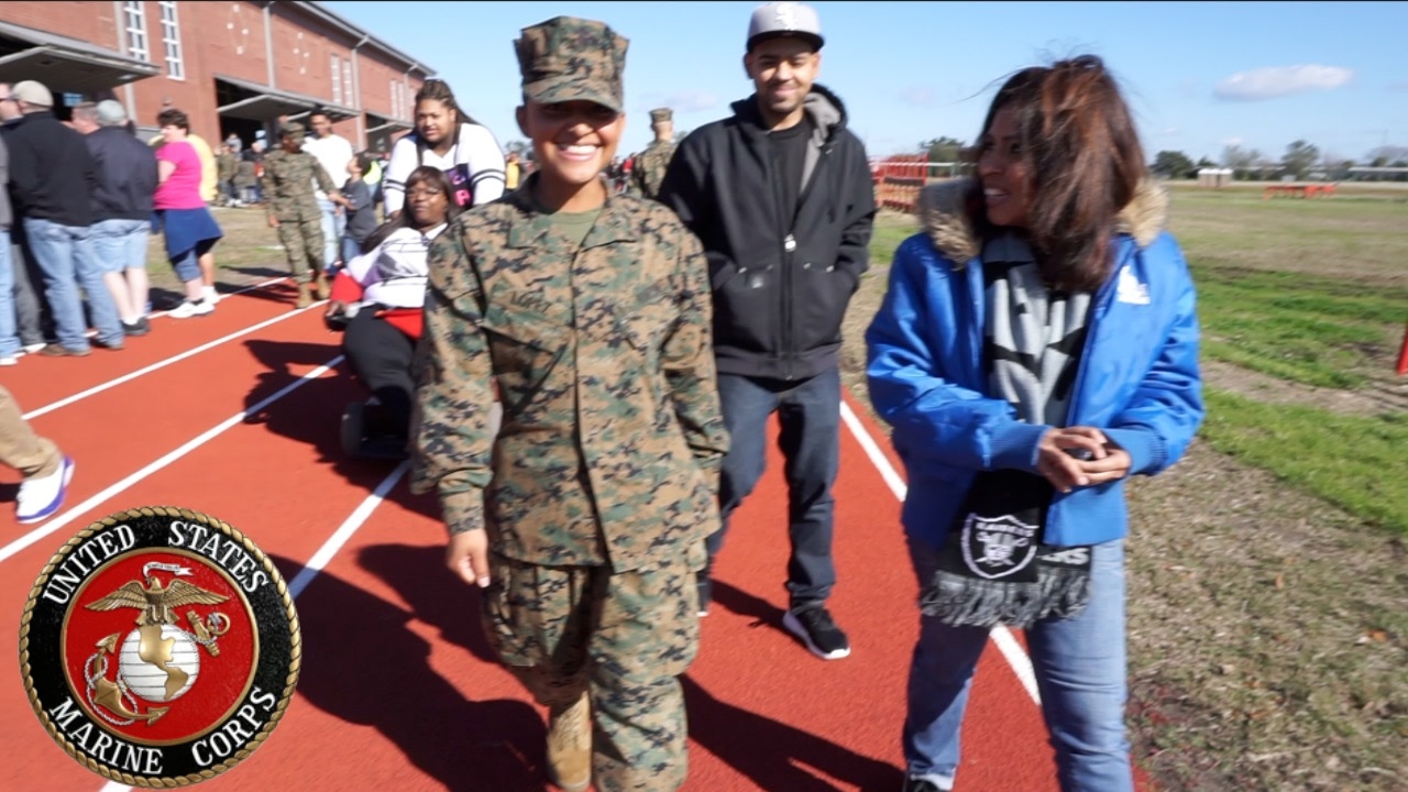 Sister GRADUATES bootcamp! ♥ USMC Parris Island, SC